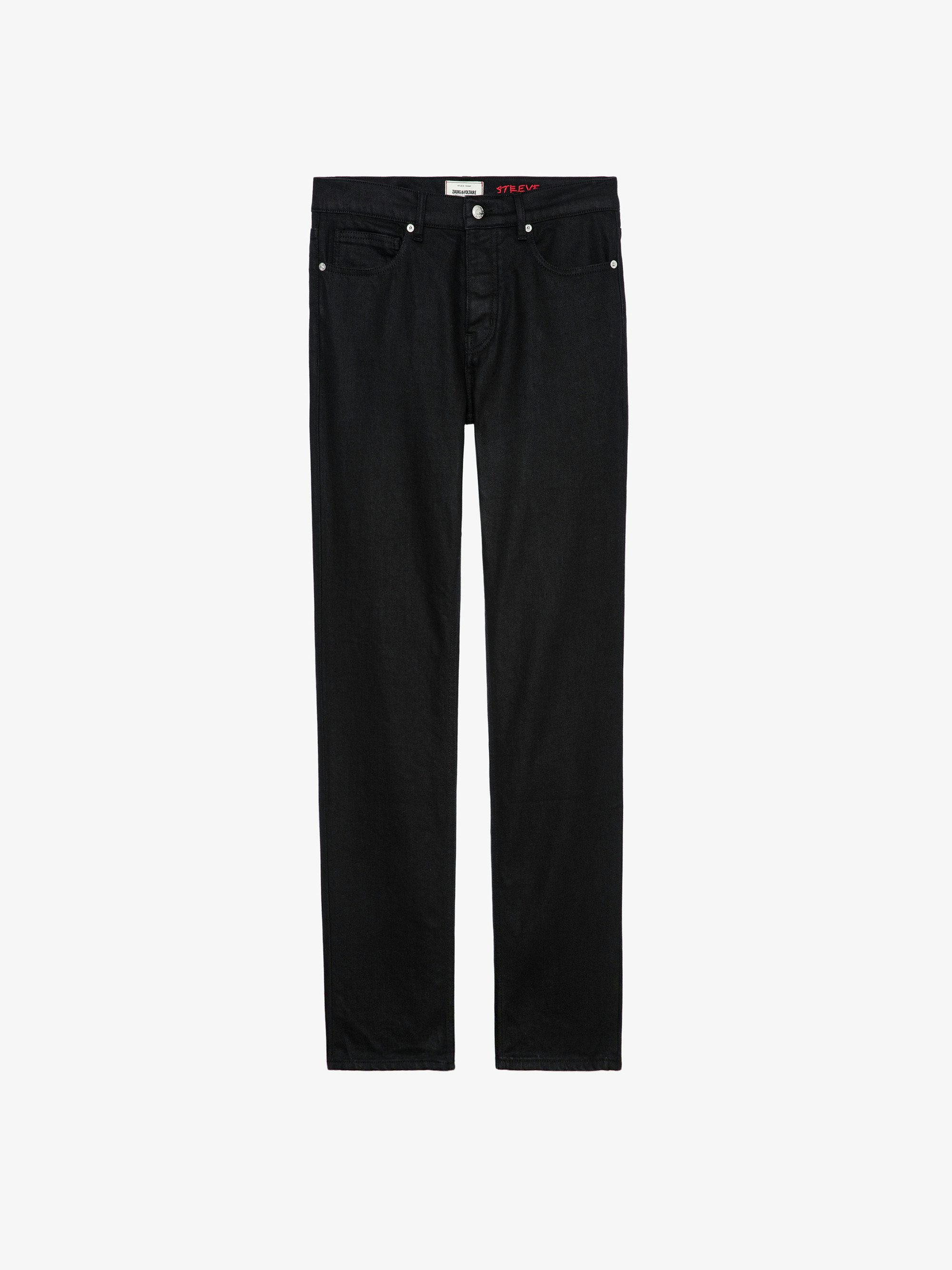 Jean Steeve - Schmale Jeans mit Reißverschluss.